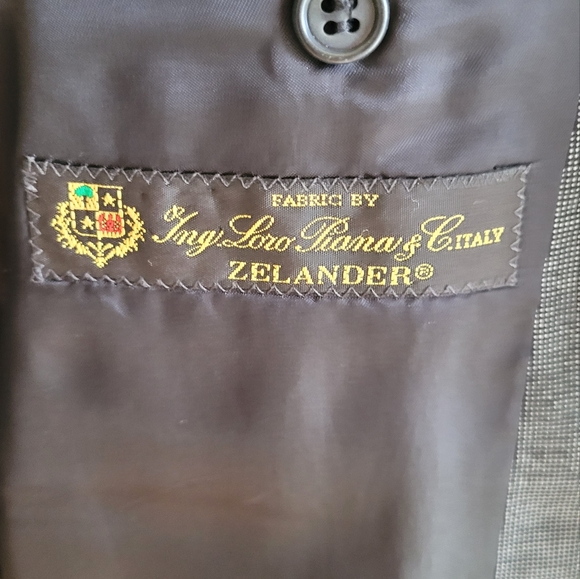 Jack Victor Loro Piana Gray Suit Jacket. US Men's 42 R. Superb condition. - Picture 5 of 11